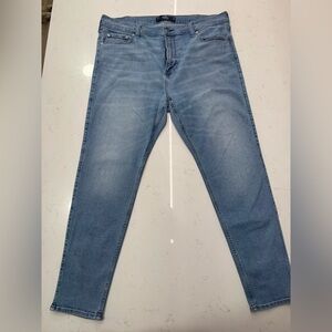 Hollister Light Blue Skinny Jeans for Men